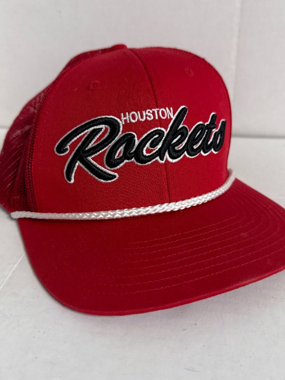 Houston Rockets Hat Adult OSFA Red NBA Fan Favorite Snapback Trucker Cap Rope H